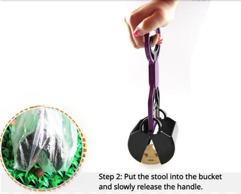 New Dog Poop Picker Extra Long Handle Large Collapsible Scooper Outdoor Dog Walking Cleaning Tool Feces Collector Pet Products