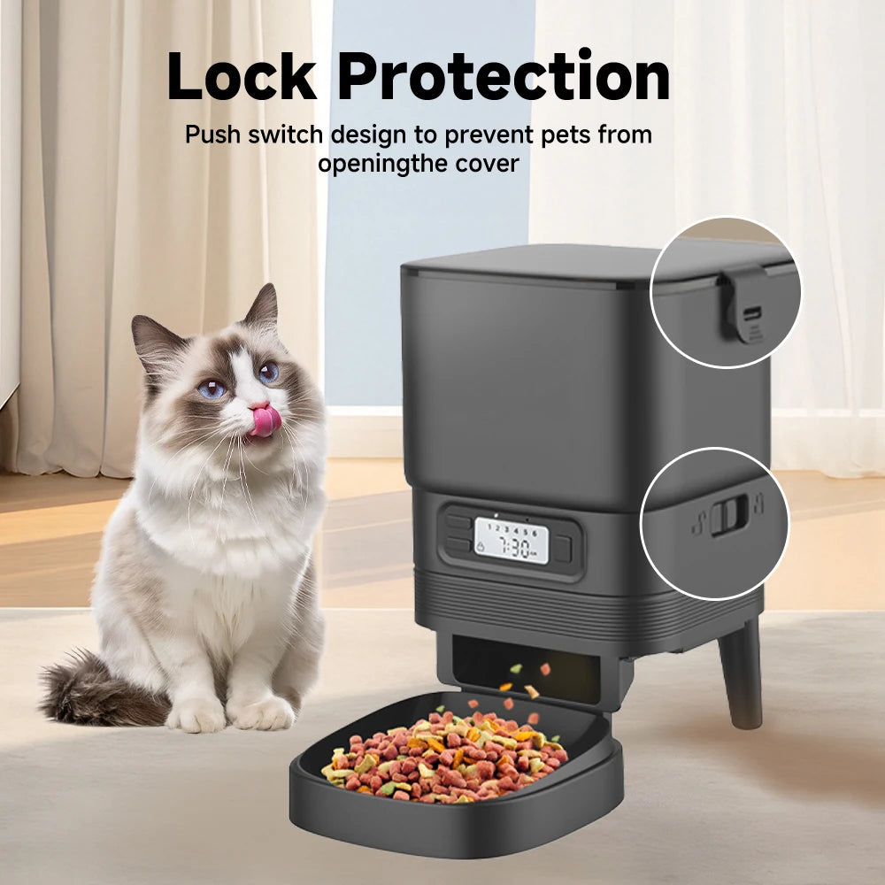 Smart Pet Feeder Automatic Cat Feeder Dog Slow Food Machine With Timed Quantitative Automatic Cat Food Dispenser Dog Cat Bowl