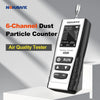 Nohawk New Dust Particle Counter PM2.5 PM10 Detector Air Pollution Detector with 2.4in LCD Display For 1000-Class Clean Room