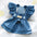 Denim Dog Dresses for Small Dogs, Puppy Girl Clothes with Leash Ring, Flying Sleeves, Summer Cat Apparel, Blue Chihuahua Outfits