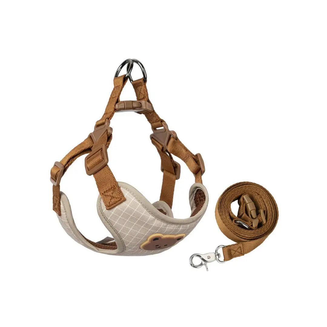 Pet Dog Harness Leash Set Small Medium Dog Cat Vest Breathable Puppy Chest Strap French Bulldog Chihuahua Harness Pet Supplies