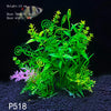 Artificial Underwater Plastic Plants Aquarium Fish Tank Aquatic Fake Shrub Green Water Grass Viewing Simulation Decoration