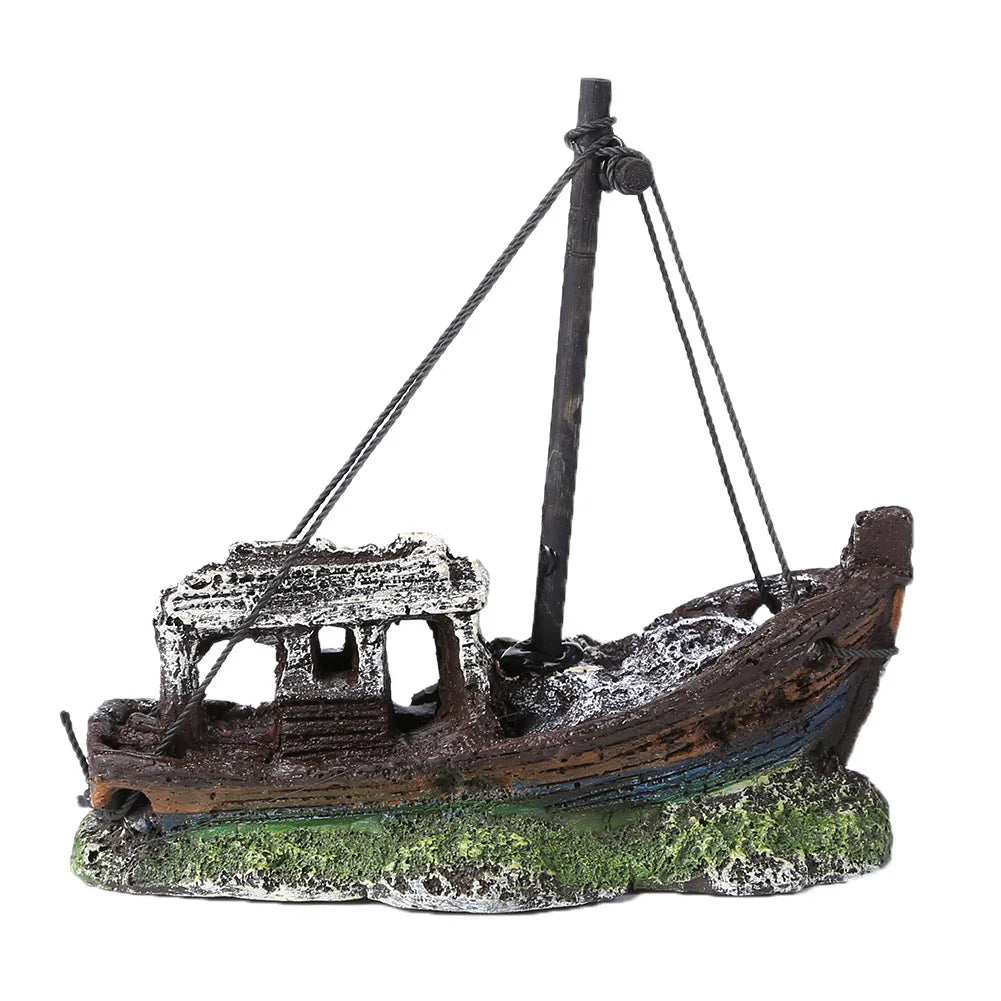 Aquarium Hollow Log Decor Multifunction Resin Fish Hiding Cave Non-toxic Aquarium Dead Wood Decoration for Fish Tank Aquarium