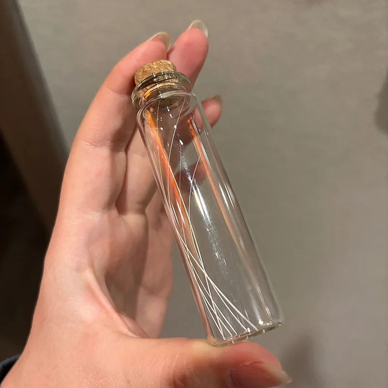 Cat Beard Storage Bottle Collect Luck Commemorative Pet Hair Cat Dog Teeth Preservation Souvenir Beard Collection Bottle