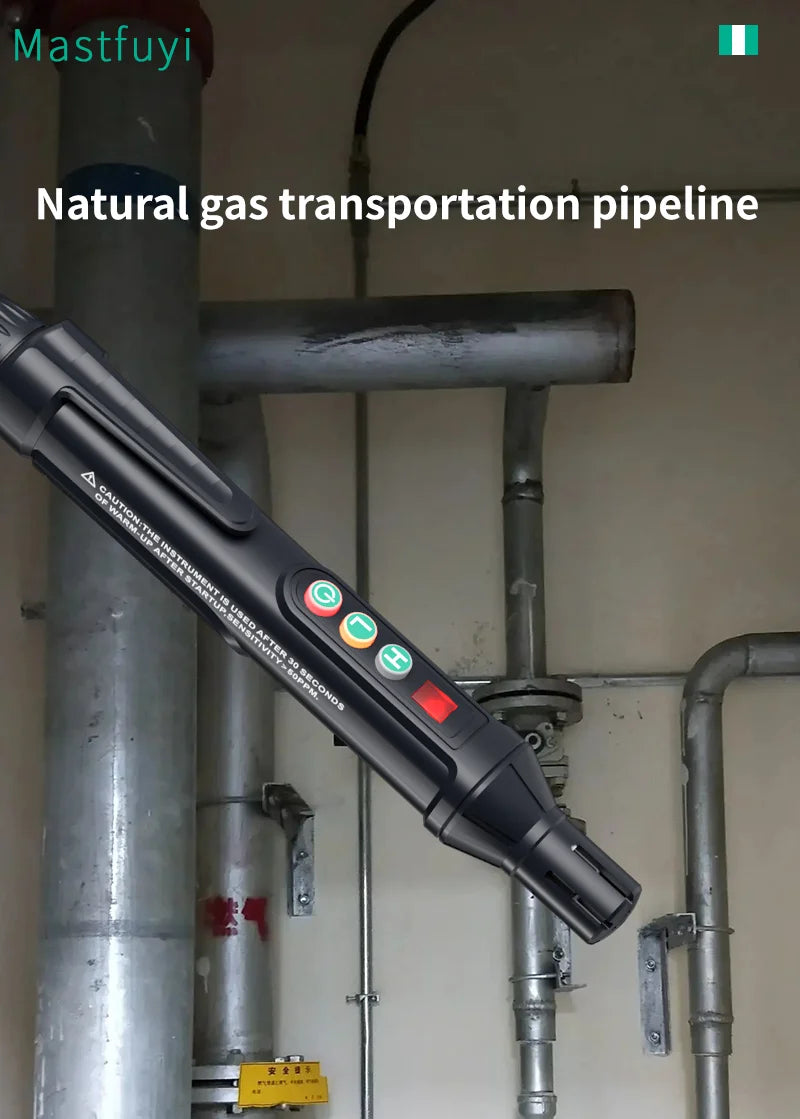 New Portable Gas Leak Detector Natural Gas Detector Combustible Gas Detector With Audible And Visual Alarm Gas Sniffer Test