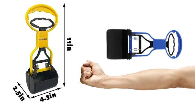 Pet Dog Long Handle Pet Pooper Scooper Dog Cat Waste Picker Jaw Poop Scoop Pick Up Clean Waste Cleaning Tools Pet Supplies 28CM