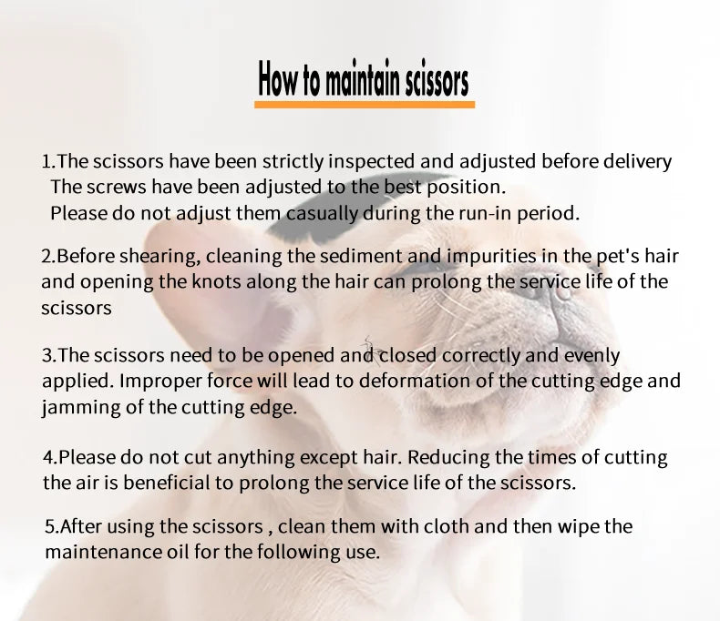 Crane Professional 7 Inch High-end Dog Grooming Scissors Curved Thinner Shears For Dogs Animal Hair Thinning Tijeras Tesoura