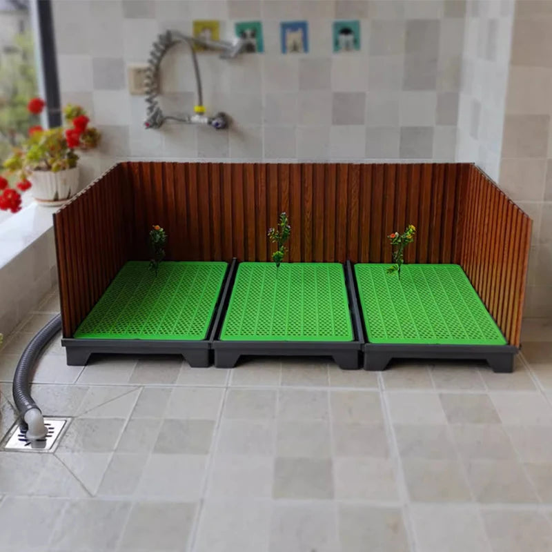 Flush Dog Toilet Direct Drainage System Dog Toilet Training Walls Pet Potty Indoor with Drain Pets Urinal Large Medium Supplies