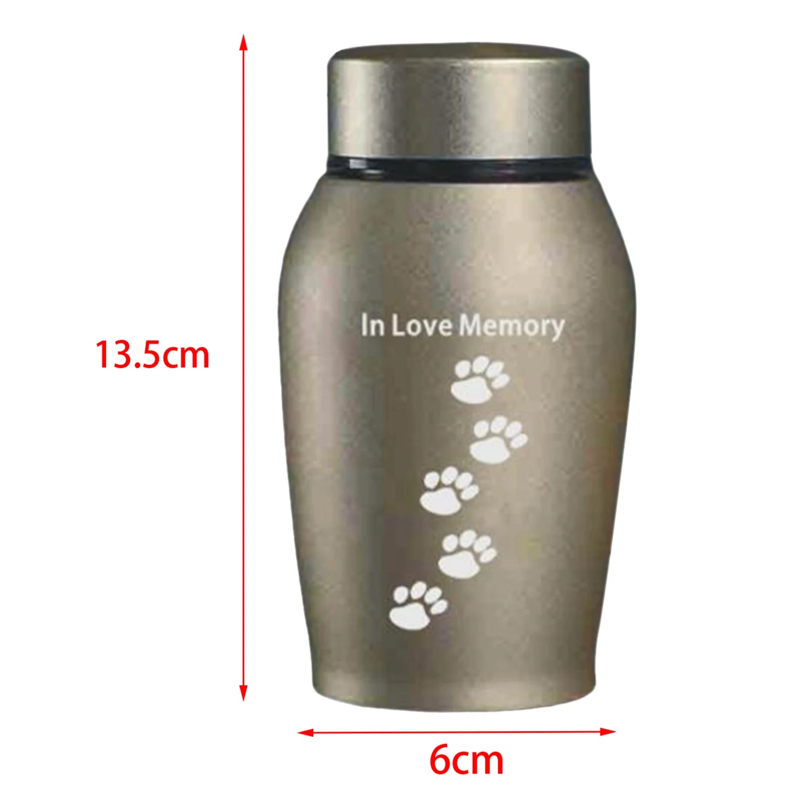 500ML Pet Cremation Memorial Urn Retain Memories Burial Keepsake for Funeral Box Pet Cremation Urn Kittens Puppy Keepsake