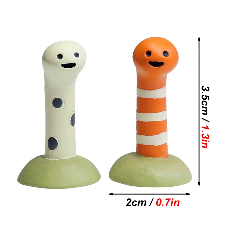 2 Pcs/set Aquarium Decor Accessories Cute Animal Bookshelf Decoration Home Decoration Landscaping Ornament Fish Tank Decoration