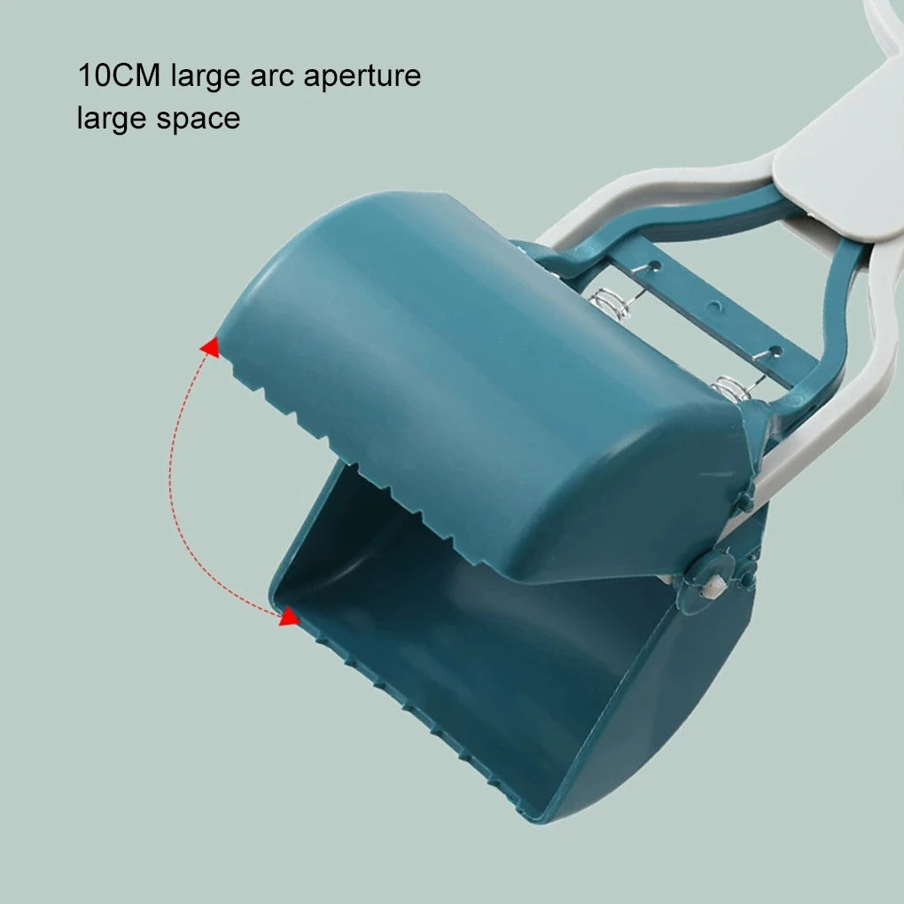 Pooper Scooper For Dog Jaw Clamp Heavy Duty Long Handle Poop Scooper For Dog Puppy Cat Waste Picker Pet Cleaning Shovel Tools