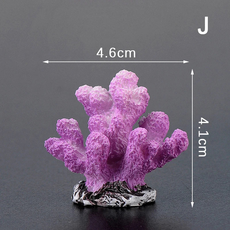 Artificial Coral Fish Tank Decoration Emulates Starfish Resin Reef Landscape Aquarium Decoration Craft Tabletop Decoration