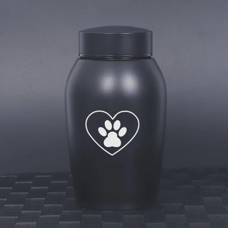 2025 Stainless Steel Dog Ashes Urn Dog Cat Bird Mouse Cremation Ashes Urn Pet Souvenir Jar Sealed Funeral for Dogs Supplies