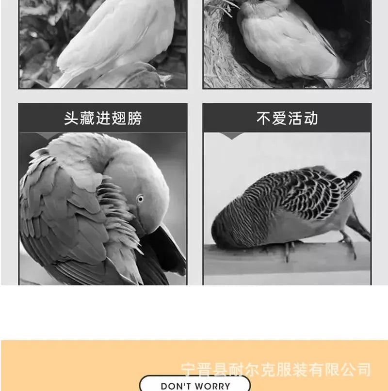 Cute Winter Warm Bird Cage Parrot Cotton Nest Budgie for Hammock Hut Tent Bed Hanging Cave Pet Products Bird Cage Accessories