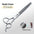 Fenice 7.0 Inch VG10 Steel 3D Gradient Traceless Teeth Pet Curved/Straight Chunker Scissors Bearing Screws Pet Grooming Shears