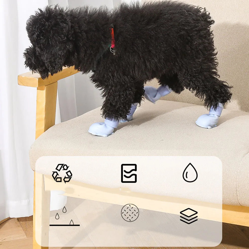 Brand New Pet Rainshoe Waterproof Anti-slip Rubber Boots For Small Medium Large Dogs Cats Outdoor Shoe Dog Boots Pet Accessories