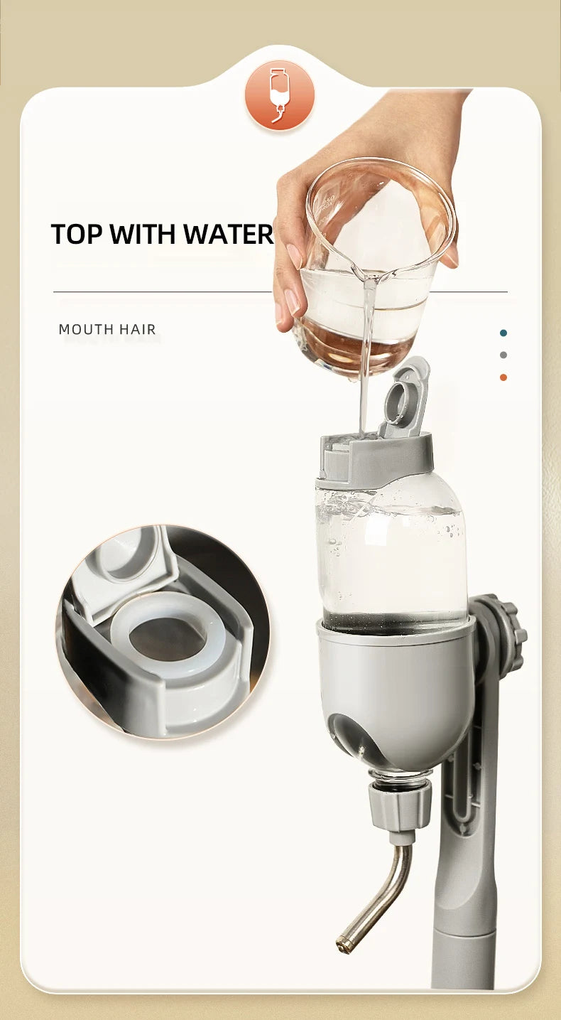 HOOPET Automatic Pet Dispenser Anti-tip Dog Bowl Drinking Water Bottle Feeder Hanging Kettle Cat Food Container Pets Supplies