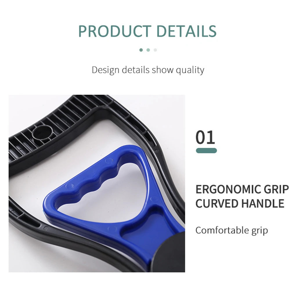 Pooper Scooper For Dog Jaw Clamp Heavy Duty Long Handle Poop Scooper For Dog Puppy Cat Waste Picker Pet Cleaning Shovel Tools