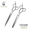 Crane 8 Inch Professional Pet Scissors Set Dog Grooming Scissor VG10 Steel Kit High-end Straight Curved Chunker Thinning Shears