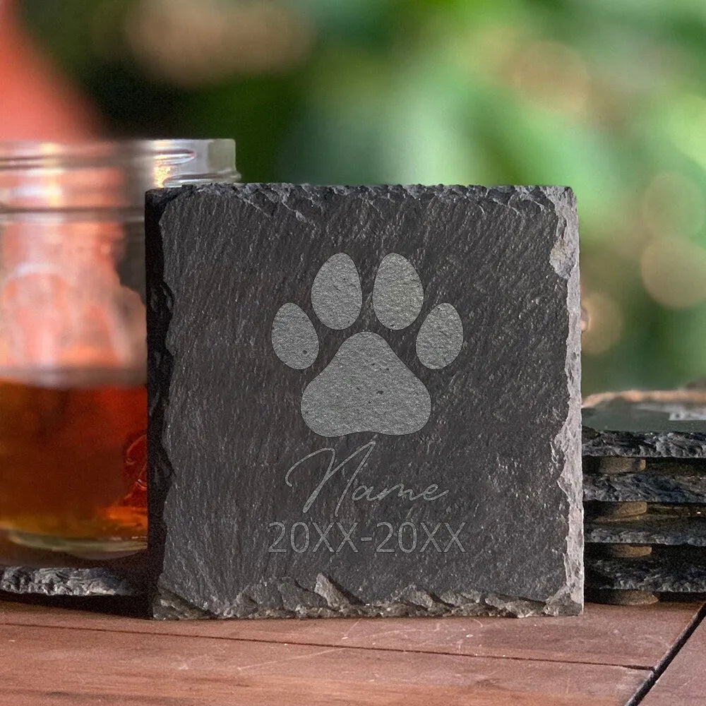 Pet Memorial Stone Custom Dogs Name and Date of Death Personalized Pet Loss Gifts Personalized Dog Grave Marker Plaque