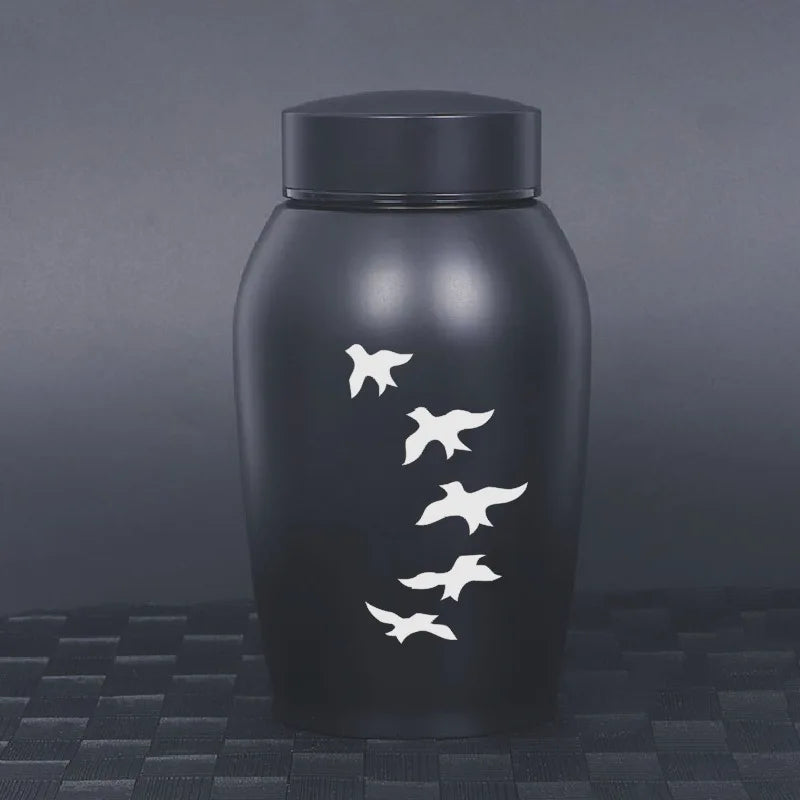 2025 Stainless Steel Dog Ashes Urn Dog Cat Bird Mouse Cremation Ashes Urn Pet Souvenir Jar Sealed Funeral for Dogs Supplies