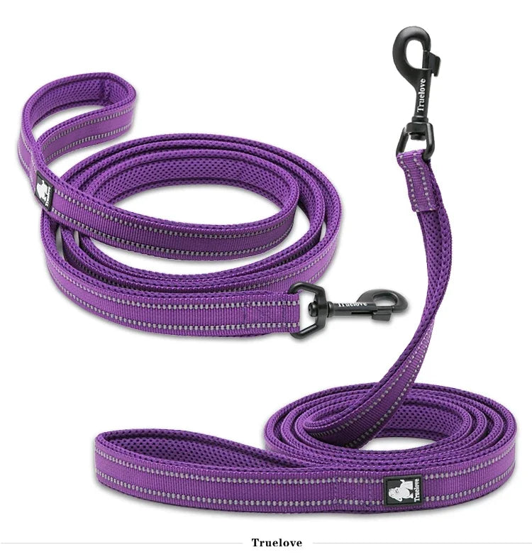 Truelove Pet Dog Leash Reflective Nylon Webbing Zinc Alloy Hook Suitable For Small And Large Dogs 110/200CM Length Products